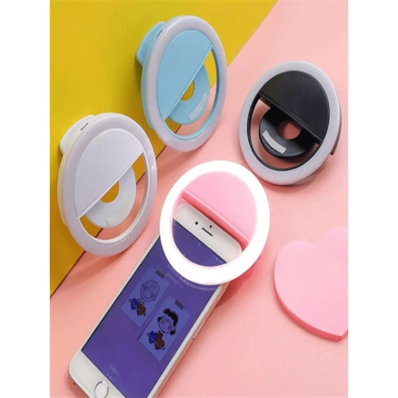 Ring Light Clip Selfie com LED para Celular