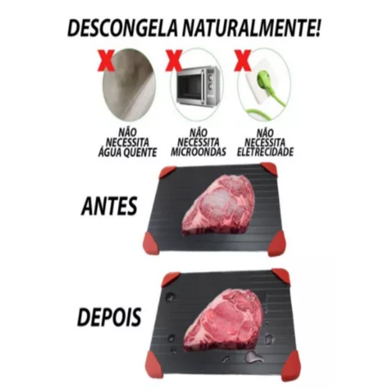 Tabua de Carne Descongelamento Rápido